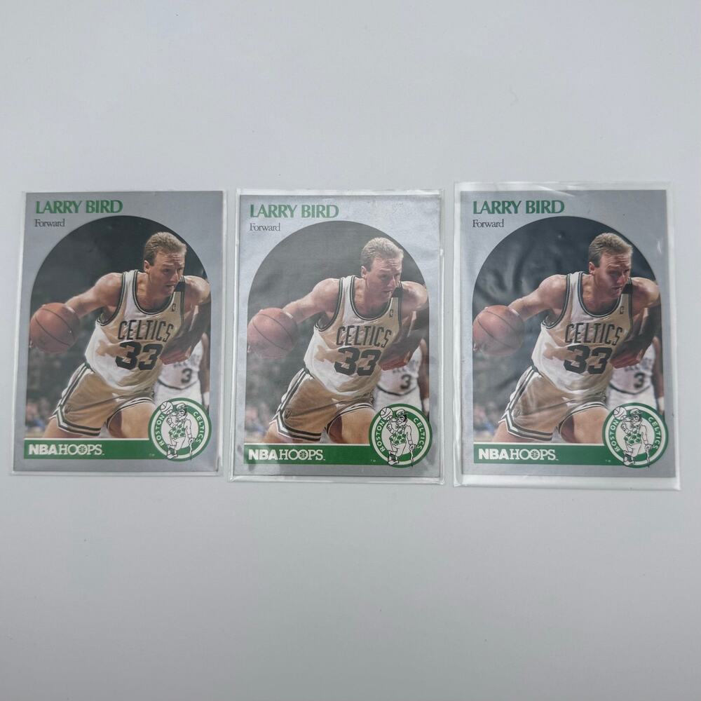 Larry Bird 1990 NBA Hoops #39 Boston Celtics Lot